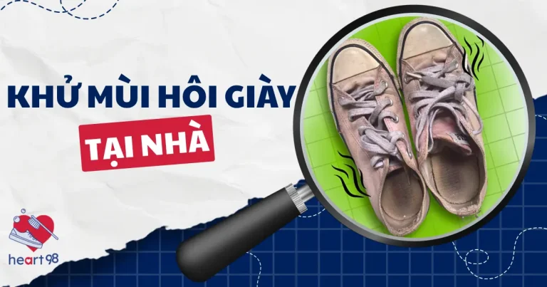 Cách khử mùi hôi giày đơn giản tại nhà
